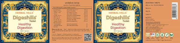 Herbal Hills Digeshills - (Value Pack Of 5) 900 Tablets