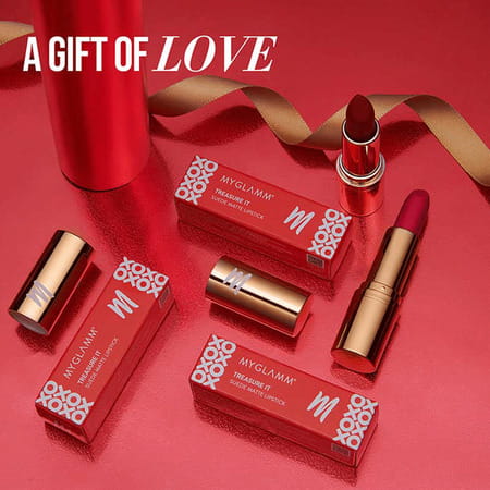 Myglamm Treasure It Suede Matte Lipstick-Love Amore
