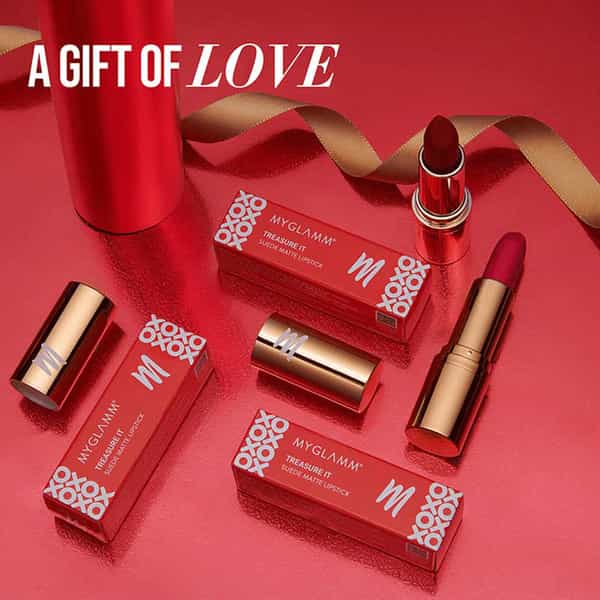 Myglamm Treasure It Suede Matte Lipstick-Love Amore