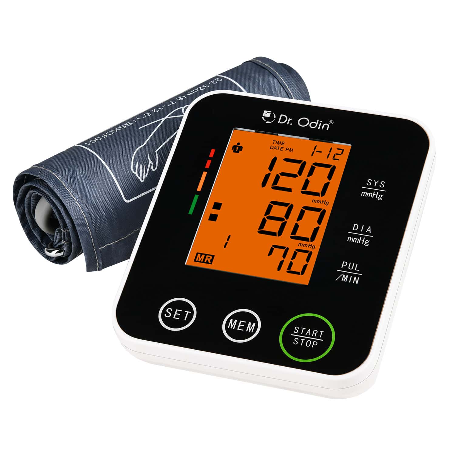 Dr. Odin Digital Blood Pressure Monitor 516 (black & White) 1 No's