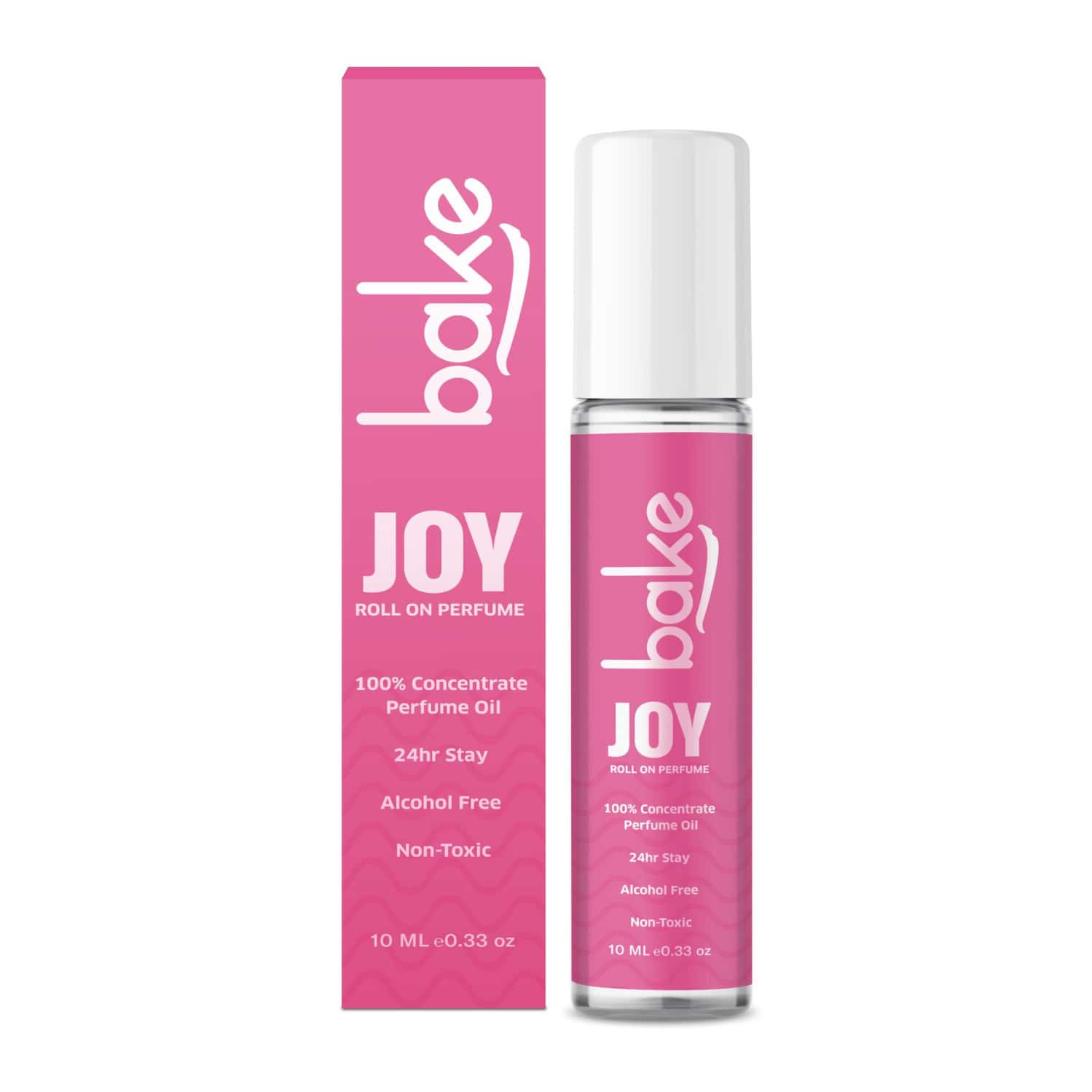 Bake Joy Peony Attar Roll-On Perfume Oil | Alcohol-Free | Long-Lasting Unisex Fragrance 10ml