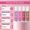 Bake Joy Peony Attar Roll-On Perfume Oil | Alcohol-Free | Long-Lasting Unisex Fragrance 10Ml