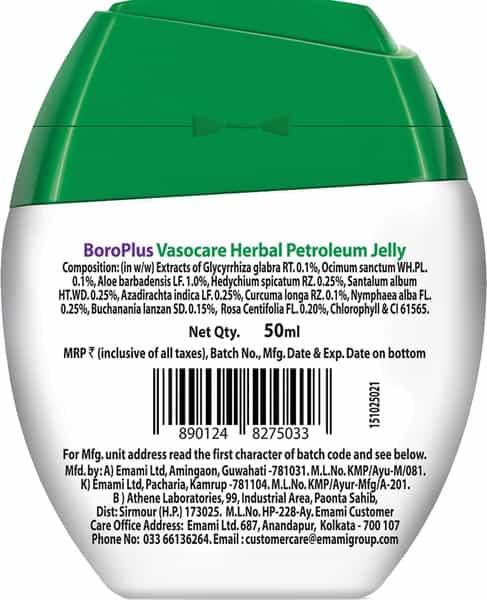 Boroplus Vasocare Petroleum Jelly 50Ml