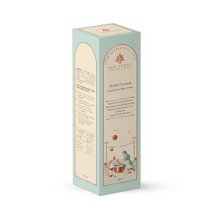 Baby Forest Mridul Poshaak Liquid Wash For Baby Clothes- 500 Ml