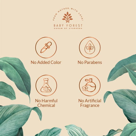 Baby Forest Mridul Poshaak Liquid Wash For Baby Clothes- 500 Ml