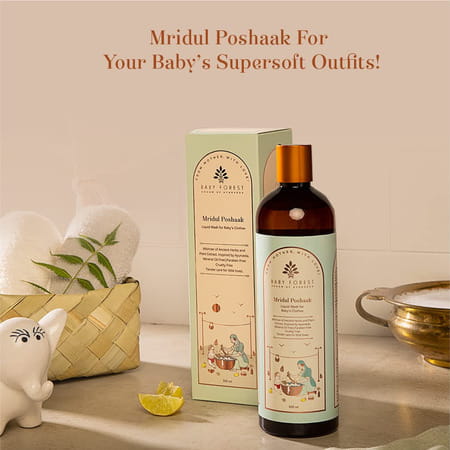 Baby Forest Mridul Poshaak Liquid Wash For Baby Clothes- 500 Ml