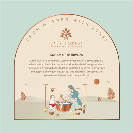 Baby Forest Mridul Poshaak Liquid Wash For Baby Clothes- 500 Ml