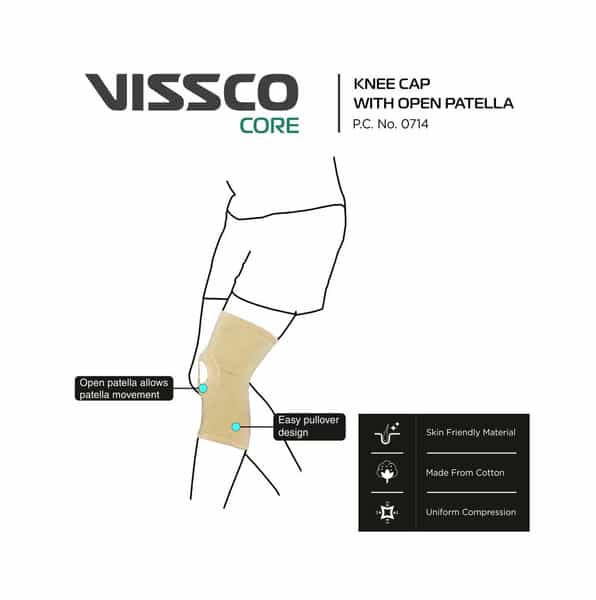 Vissco Core Knee Cap With Open Patella Xxl