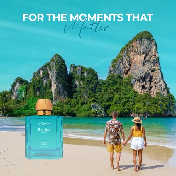 Vokka Thai Aqua & Disco 2X100ml | Unisex Luxury Long Lasting Perfume For Men & Women