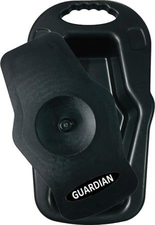 Guardian Patient Bedpan/Urine Pot For Adult Men/Women Black