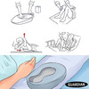 Guardian Patient Bedpan/Urine Pot For Adult Men/Women Black