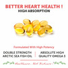 Bliss Welness Omega 3 Fish Oil Ultra Strength 2500 Mg Epa Dha Heart Supplements -60 Softgel Capsules