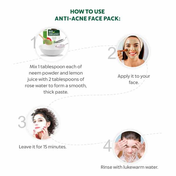 Indus Valley Neem Powder Is 100% Organic & Chemical Free Hair Cleanser For Healthy Hair - 250G