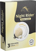 Night Rider Extra Super Dotted Condoms - 3 Piece (Vanilla Flavour)