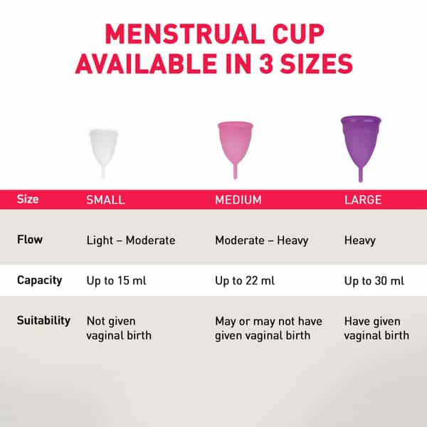 Sirona Pro Super Soft Reusable Menstrual Cup With Medical Grade Silicon - Medium (1 Unit)