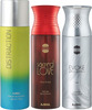 Ajmal 1 Distraction For Unisex 1 Sacred Love For Women 1 Evoke Silver For Men Pack Of 3 Deos- 600Ml