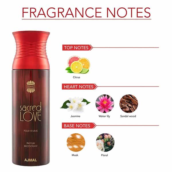 Ajmal 1 Distraction For Unisex 1 Sacred Love For Women 1 Evoke Silver For Men Pack Of 3 Deos- 600Ml