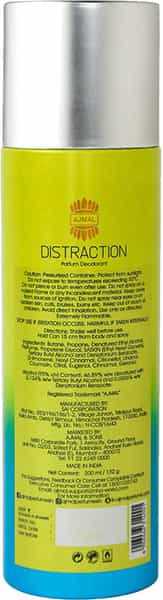 Ajmal 1 Distraction For Unisex 1 Sacred Love For Women 1 Evoke Silver For Men Pack Of 3 Deos- 600Ml