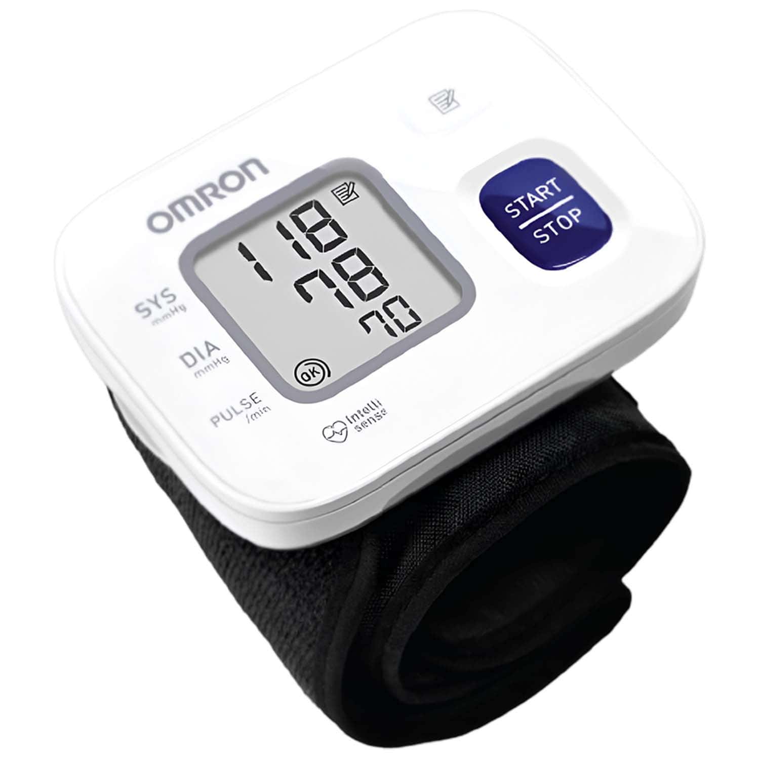 Omron Hem 6161 Fully Automatic Wrist Blood Pressure Monitor With Intellisense Technology