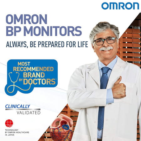 Omron Hem 6161 Fully Automatic Wrist Blood Pressure Monitor With Intellisense Technology
