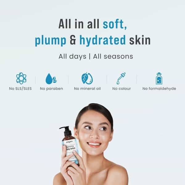 Sirona Blueberry Body Lotion For Intense Hydration & Deep Moisturization For Men & Women- 300 Ml