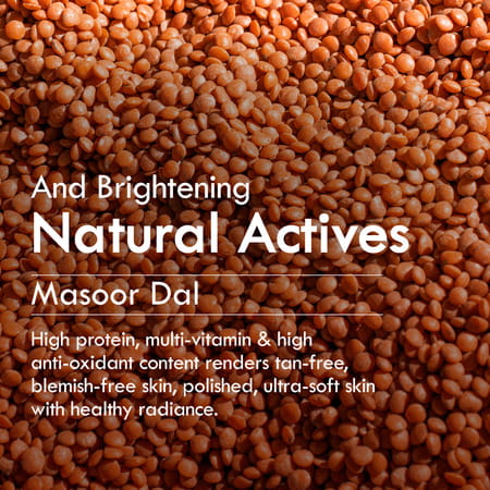 Nat Habit Skin Brightening Tan Removal Masoor Dal Face Wash (100g)