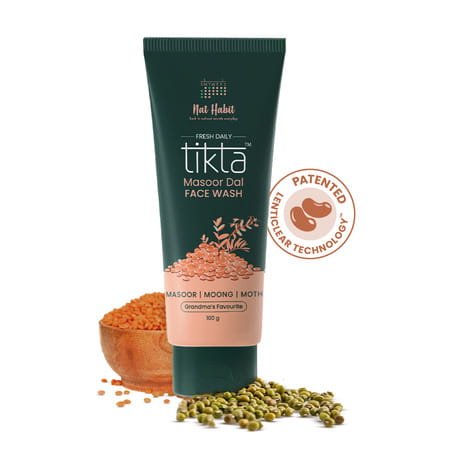 Nat Habit Skin Brightening Tan Removal Masoor Dal Face Wash (100g)