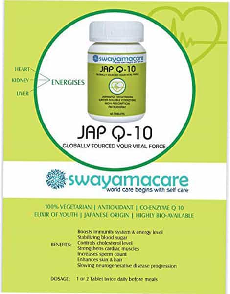 Swayamacare Jap Q 10 (Co-Enzyme Q10 Japanese Origin) - 60 Cap