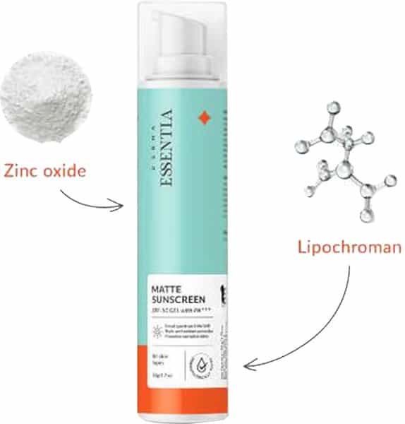 Derma Essentia Matte Sunscreen Spf-50 Gel 50 Gm