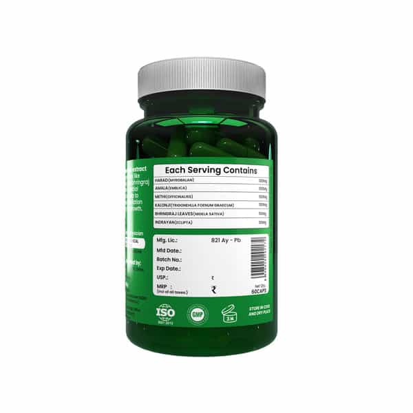 Sheopal's Mool Hair Grow Extract Promotos Healthy Growth | For Hair Growth | Unisex (60 Capsules)