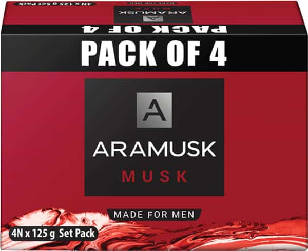 Aramusk Musk Soap 125G(Pack Of 4)