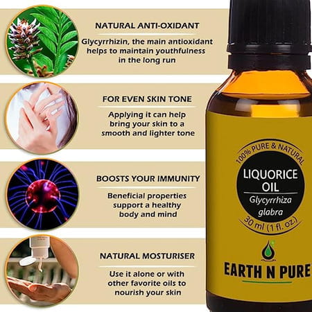 Earth N Pure Liquorice Oil | 30 Ml (30 Ml)