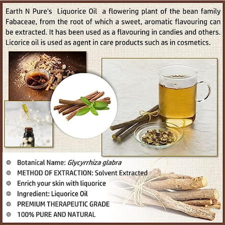 Earth N Pure Liquorice Oil | 30 Ml (30 Ml)