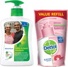 Dettol Skincare Liquid Handwash 200 Ml With Dettol Liquid Handwash 175 Ml