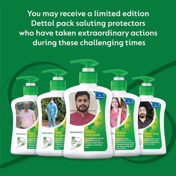 Dettol Skincare Liquid Handwash 200 Ml With Dettol Liquid Handwash 175 Ml