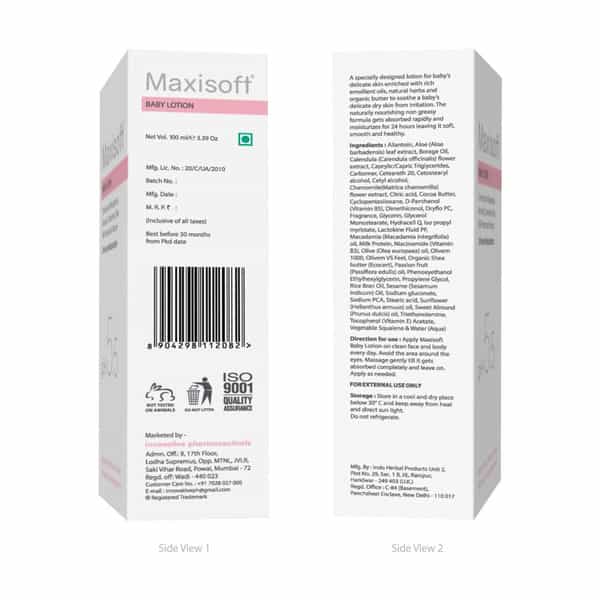 Maxisoft Body Lotion 200 Ml | With Aloe | Avocado & Butters | Ph 5.5 (Pack Of 2)