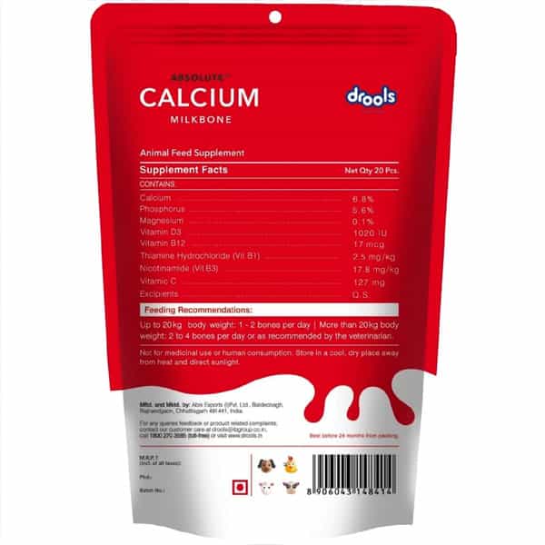 Drools Absolute Calcium Bone Pouch 190G