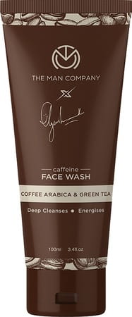 The Man Company Caffeine Face Wash With Coffee Arabica And Green Tea - 100 Ml Tube