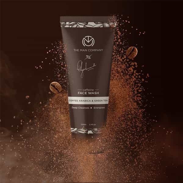 The Man Company Caffeine Face Wash With Coffee Arabica And Green Tea - 100 Ml Tube