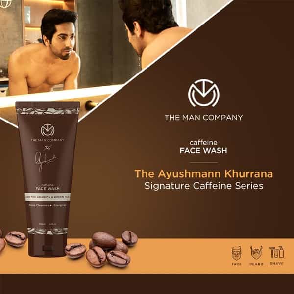 The Man Company Caffeine Face Wash With Coffee Arabica And Green Tea - 100 Ml Tube
