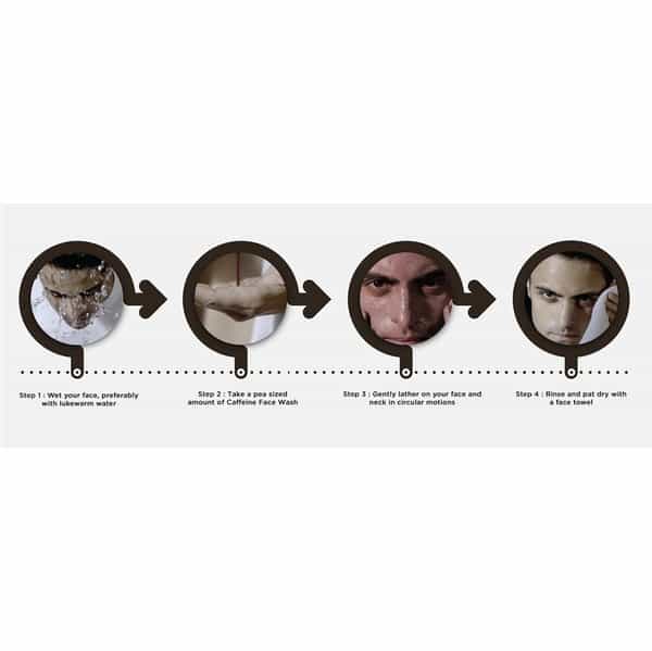 The Man Company Caffeine Face Wash With Coffee Arabica And Green Tea - 100 Ml Tube