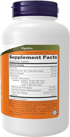 Now Foods | Super Enzymes | 180 Capsules