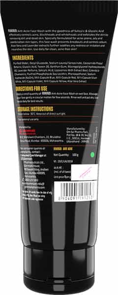 Reverzo Anti-Acne Face Wash 100G