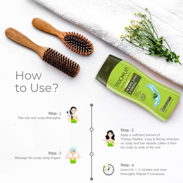 Trichup Healthy Long & Strong Hair Shampoo - 200 Ml