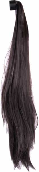 Streak Street Staright Dark Brown Ponytail