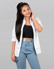 Streak Street Staright Dark Brown Ponytail