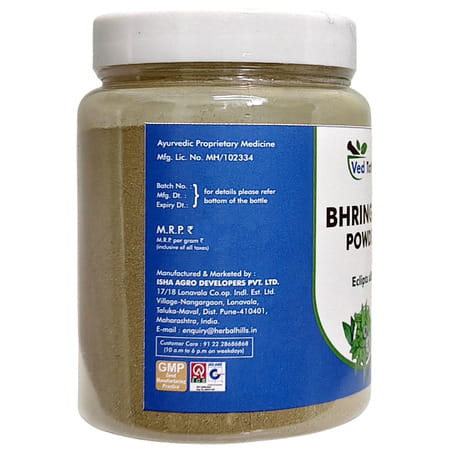 Ved Tattva Organic Bhringraj Powder For Hair Growth Hair Health 200 Gms