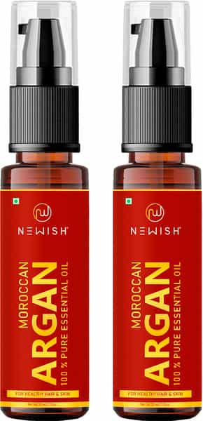 Newish Moroccan Argan Oil For Hair And Face 30Ml (Pack Of 2)