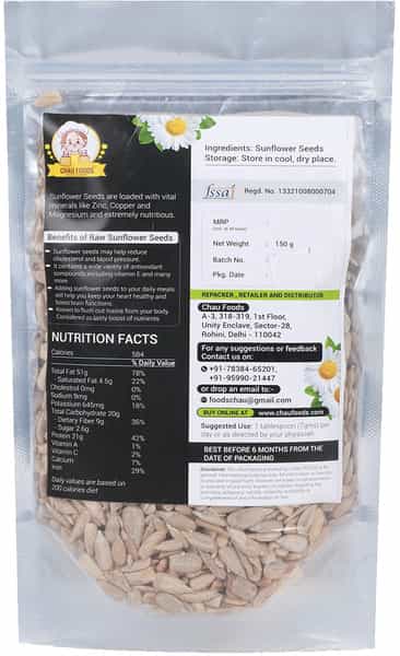 Chau Foods Sunflower Raw Seeds