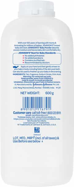 Johnson's Baby Powder - 600G